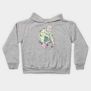 Pastel Big Foot Kids Hoodie